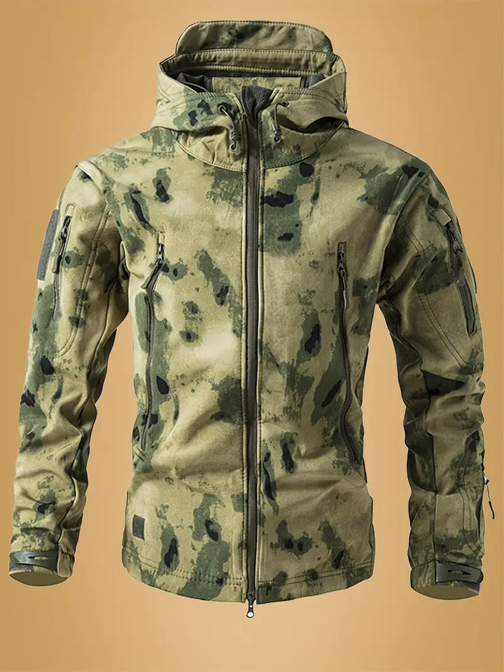 Levoire | Pull Militaire À Col Montant Vert