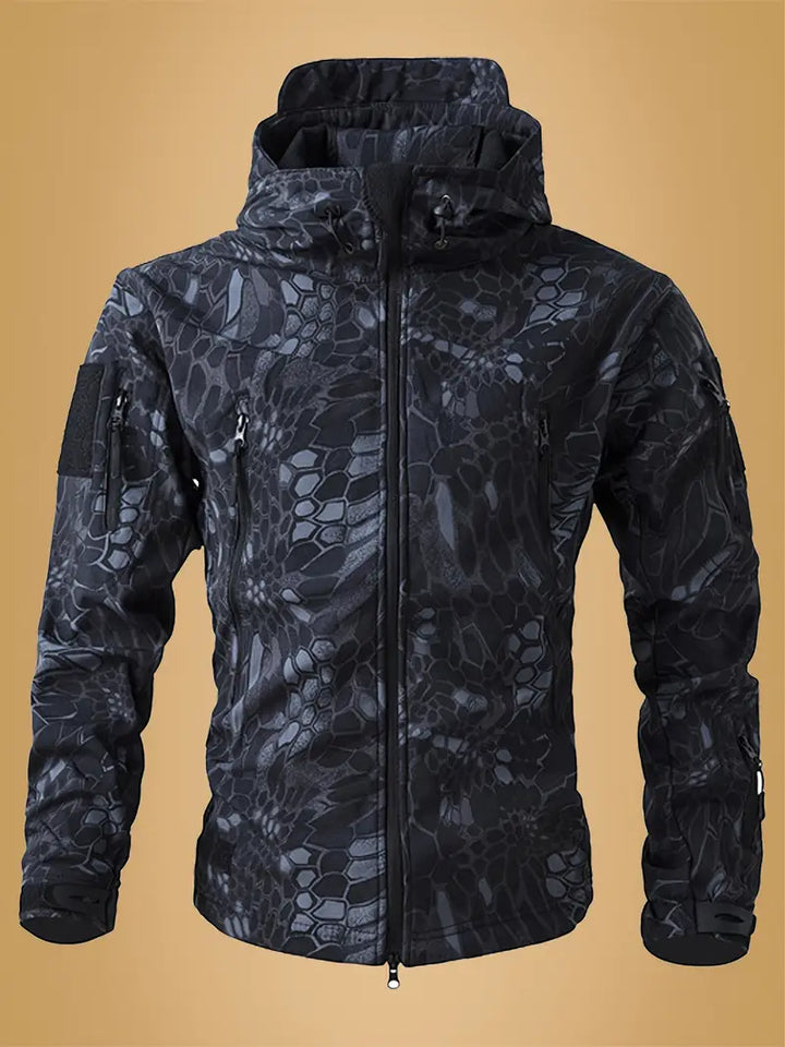 Levoire | Pull Militaire À Col Montant Noir