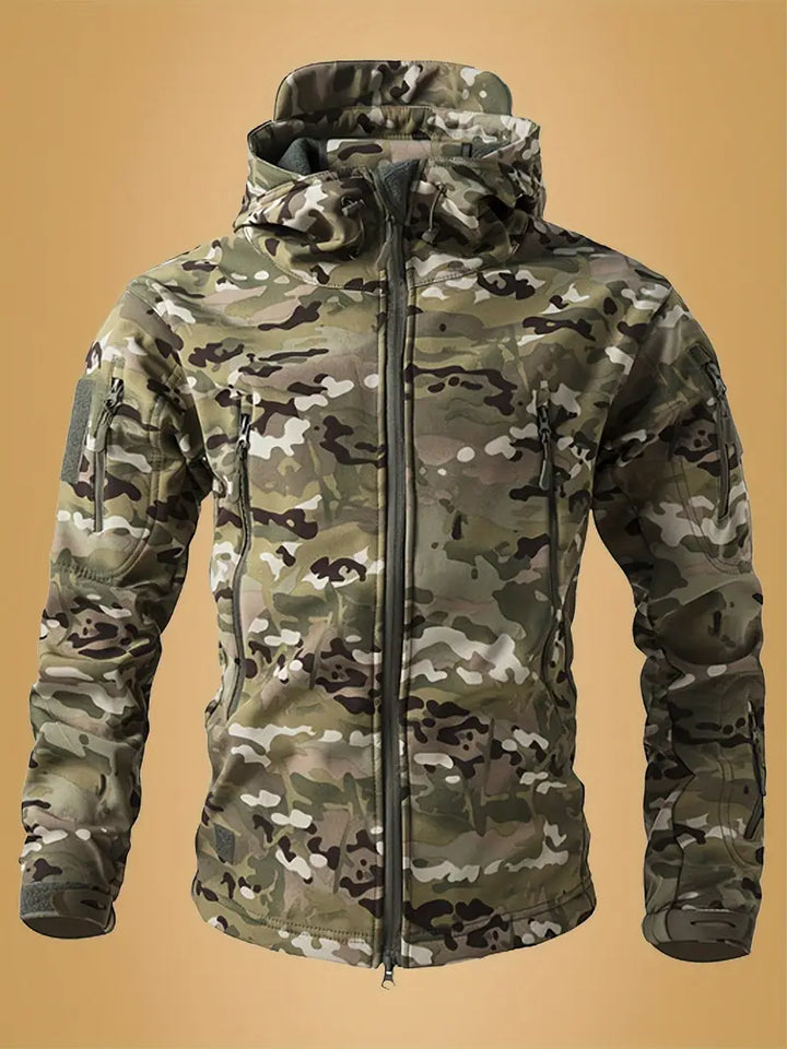 Levoire | Pull Militaire À Col Montant Kaki