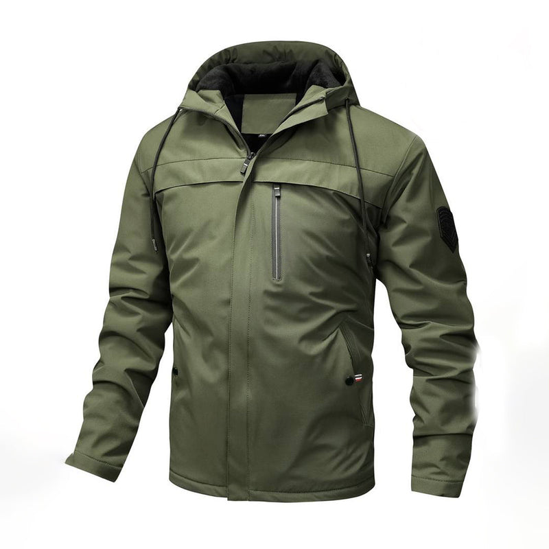 Levoire | Veste À Capuche En Polaire Chaude À Manches Longues Vert