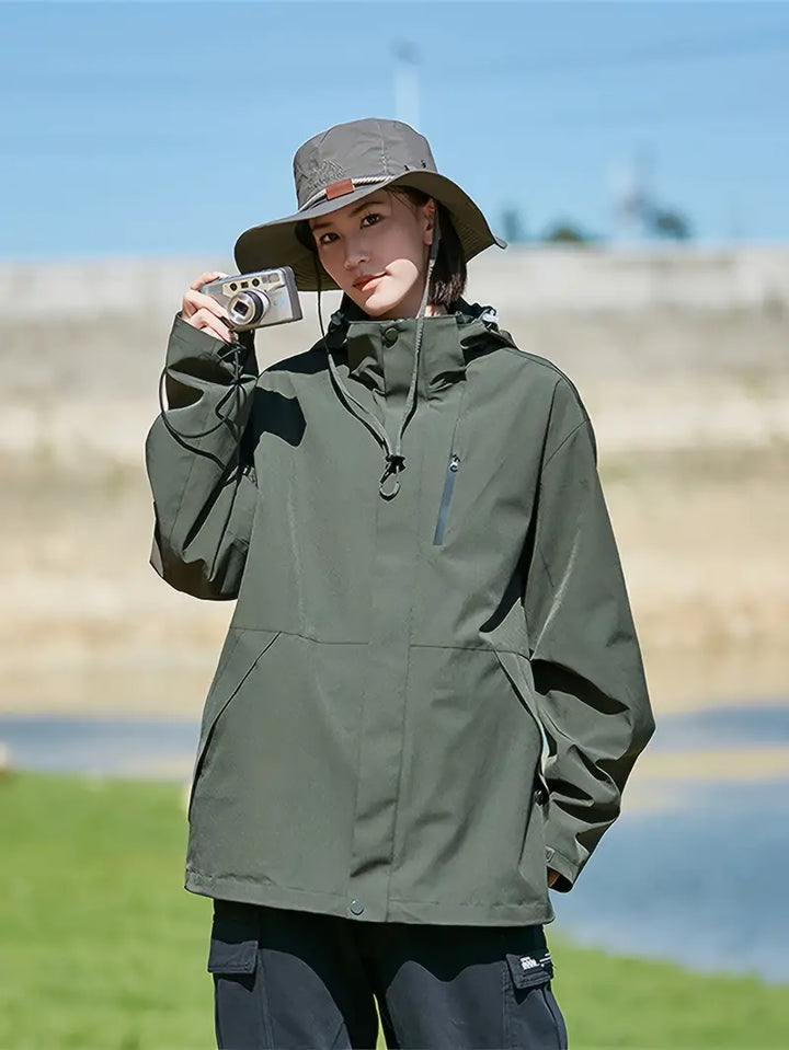 Levoire | Veste Softshell Avec Capuche En Grandes Tailles Pour Femmes Jalenxa Vert olive