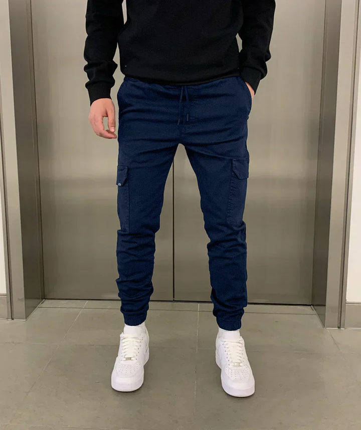Levoire | Pantalon Jogger Cargo : Le Confort Rencontre Le Style Bleu marine