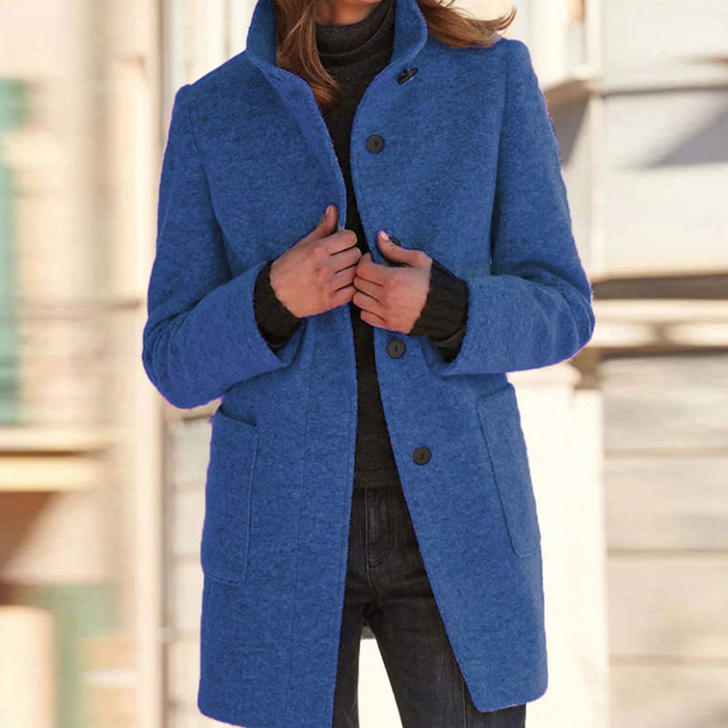 Åse - Manteau d'hiver plus chaud et moderne Bleu