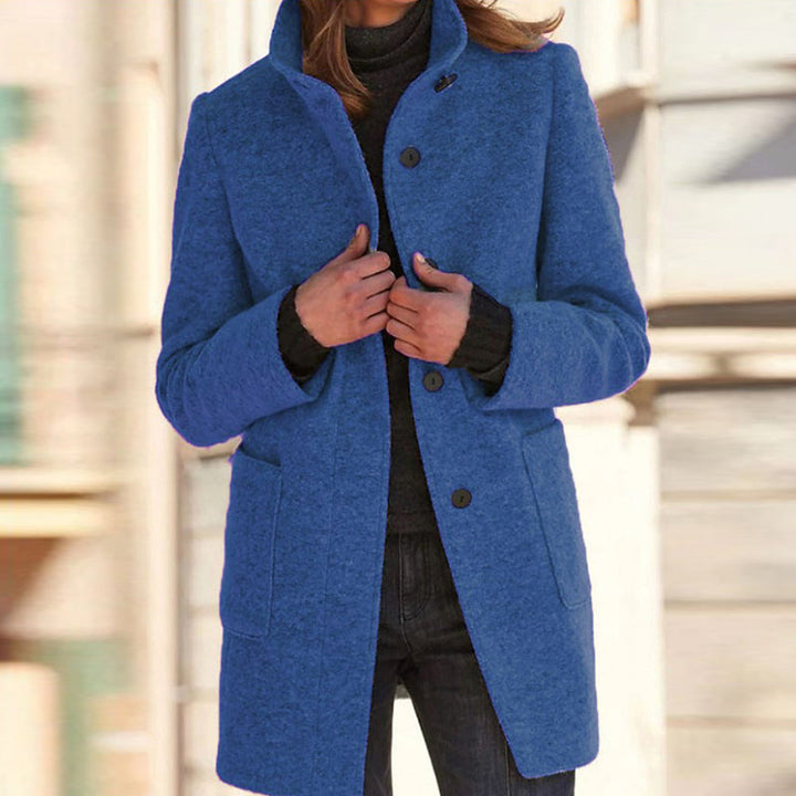 Åse - Manteau d'hiver plus chaud et moderne Bleu