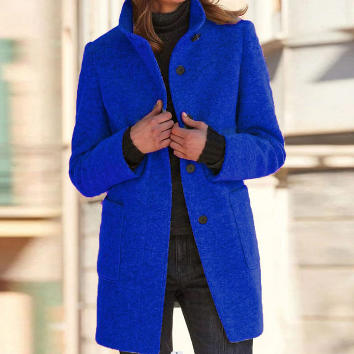 Åse - Manteau d'hiver plus chaud et moderne Bleu foncé