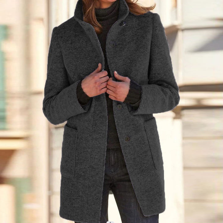 Åse - Manteau d'hiver plus chaud et moderne Noir