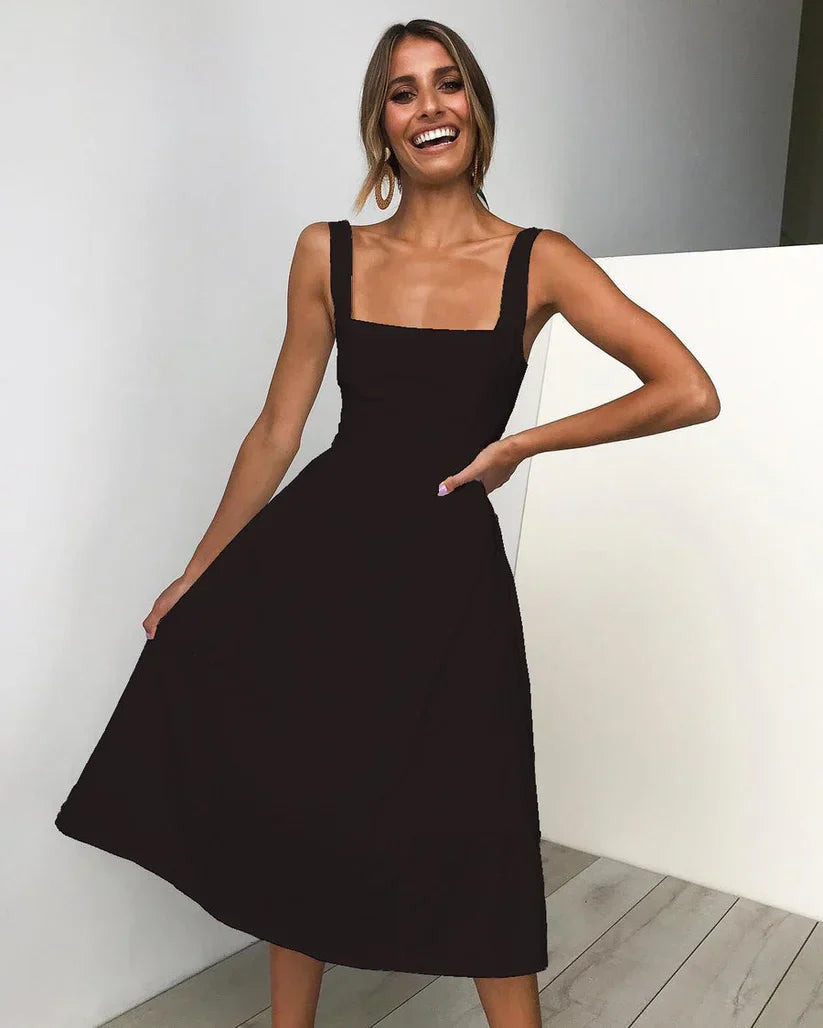 Levoire | Robe De Soirée Unie Noir
