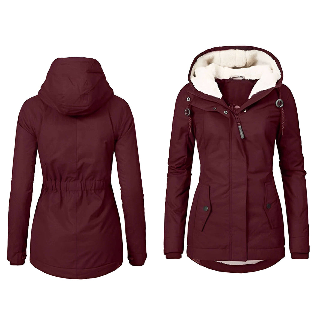 Levoire | Veste Satinée Avec Capuche Pour Femmes