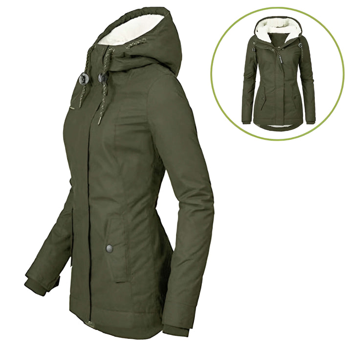 Levoire | Veste Satinée Avec Capuche Pour Femmes