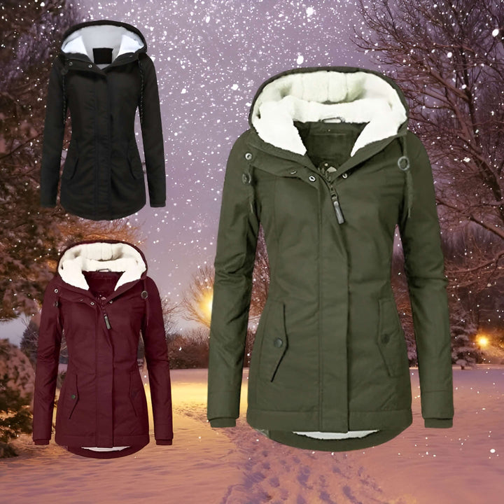 Levoire | Veste Satinée Avec Capuche Pour Femmes