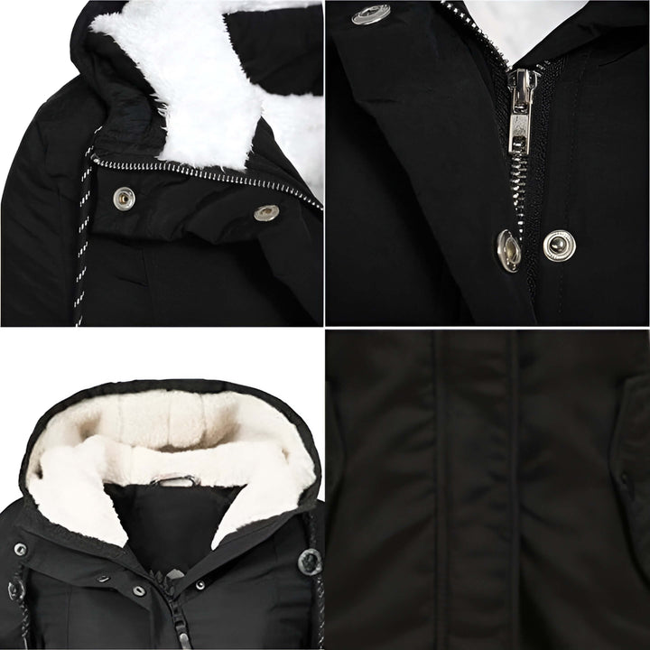 Levoire | Veste Satinée Avec Capuche Pour Femmes