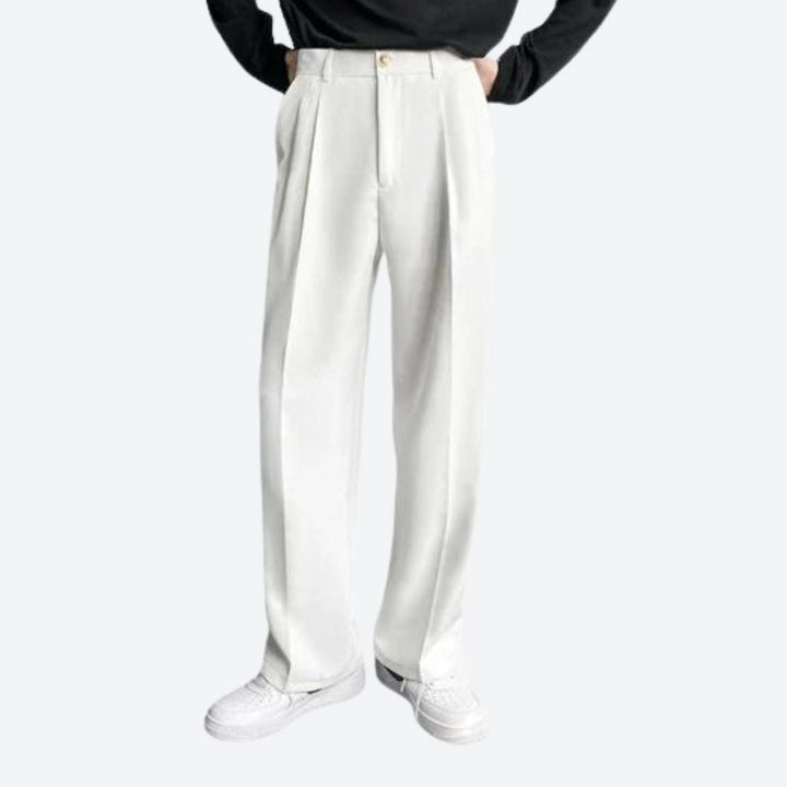 Levoire | Pantalons larges taille haute Blanc