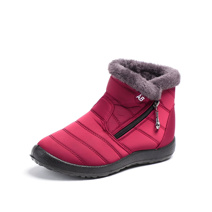 Levoire | Chaussures Imperméables Lisses Avec Fermeture Éclair Rot