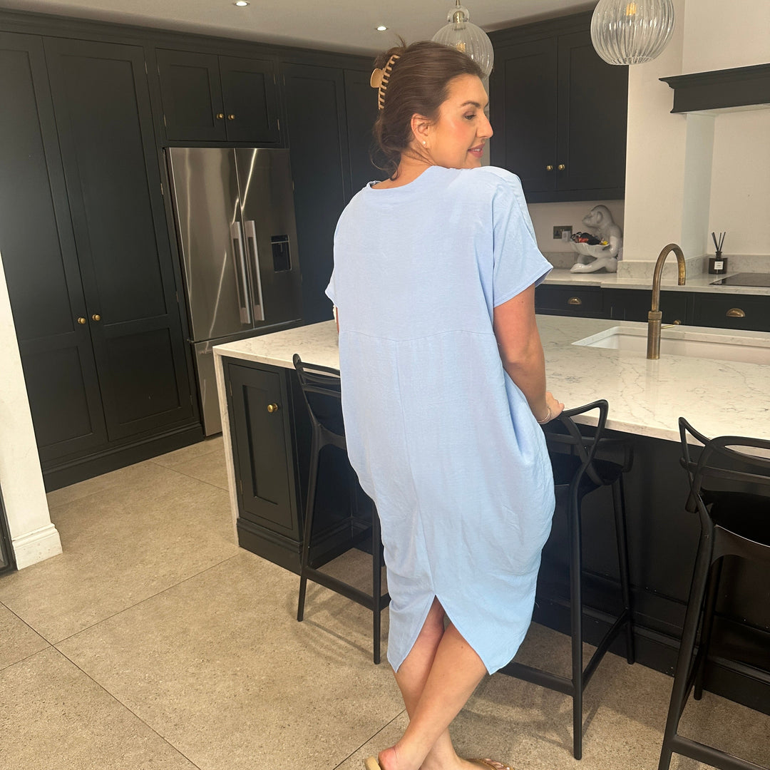 Levoire | Robe Midi Avec Décolleté En V