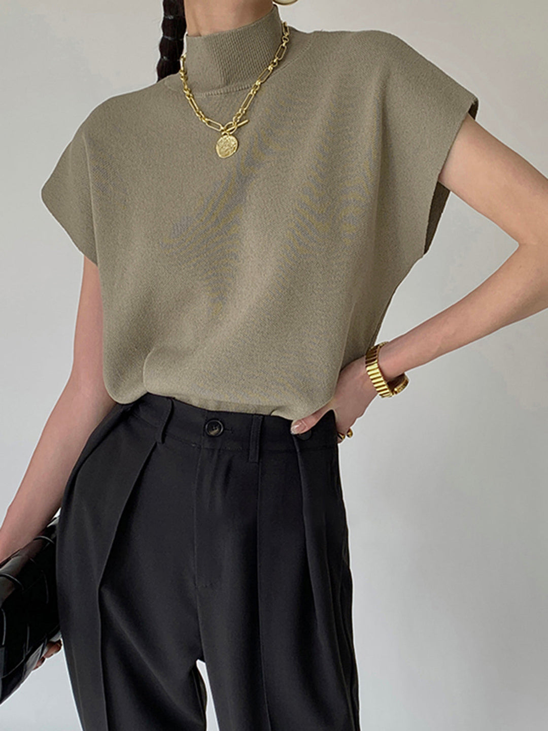 Levoire | Chemise Élégante À Col Montant