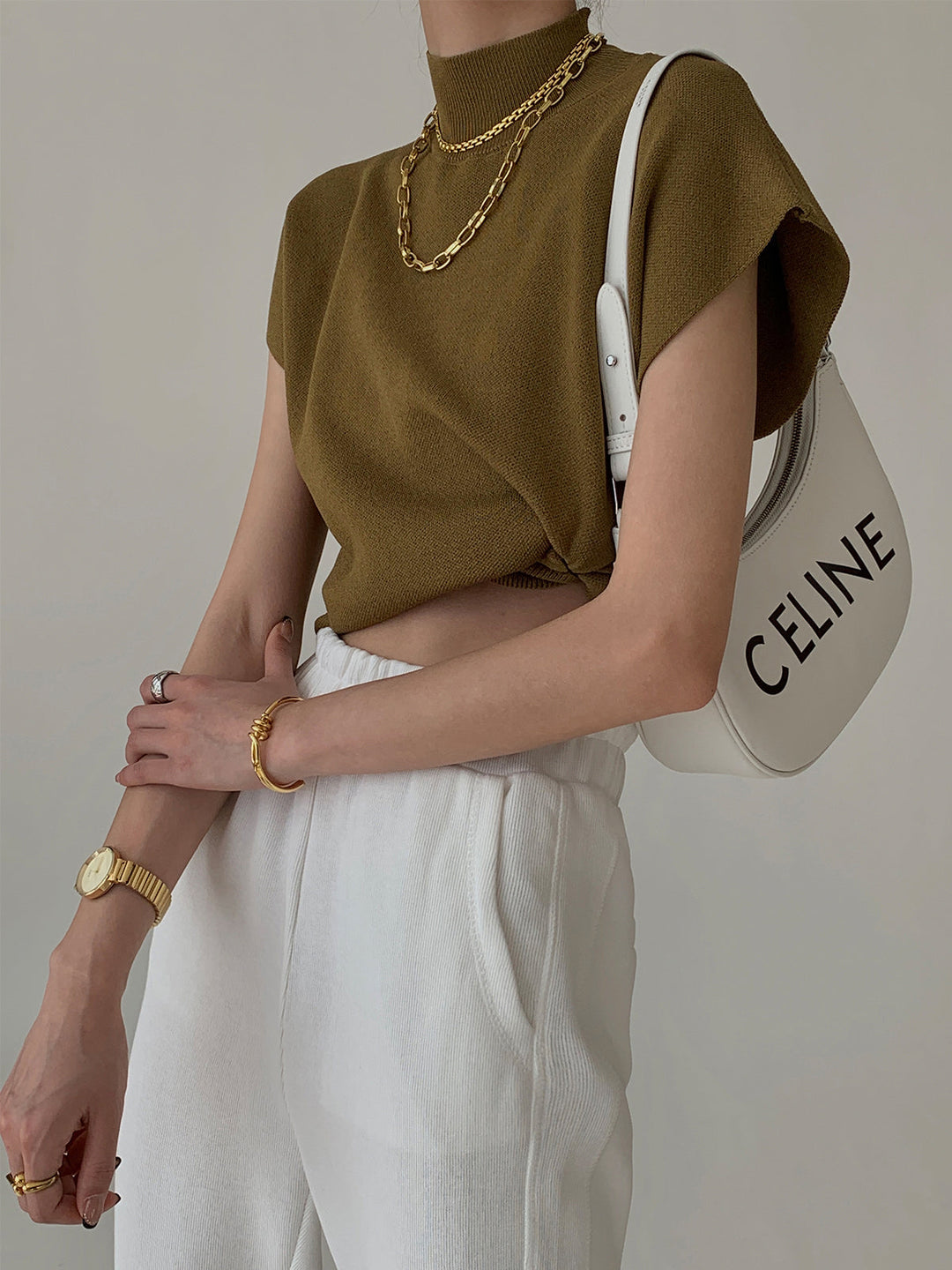 Levoire | Chemise Élégante À Col Montant