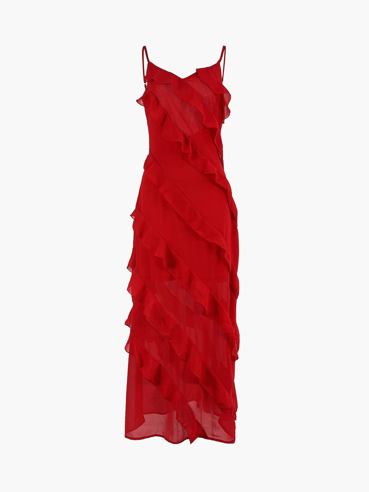 Levoire | Robe Élégante Avec Volants