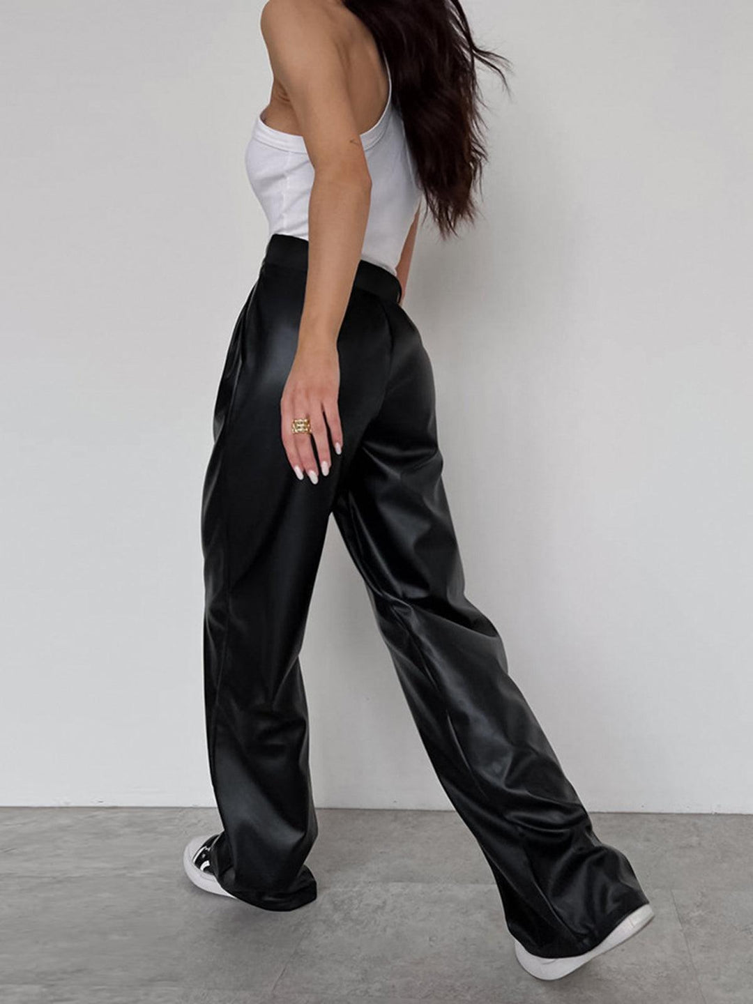 Levoire | Femmes Leggings En Simili Cuir Élégants Et Confortables
