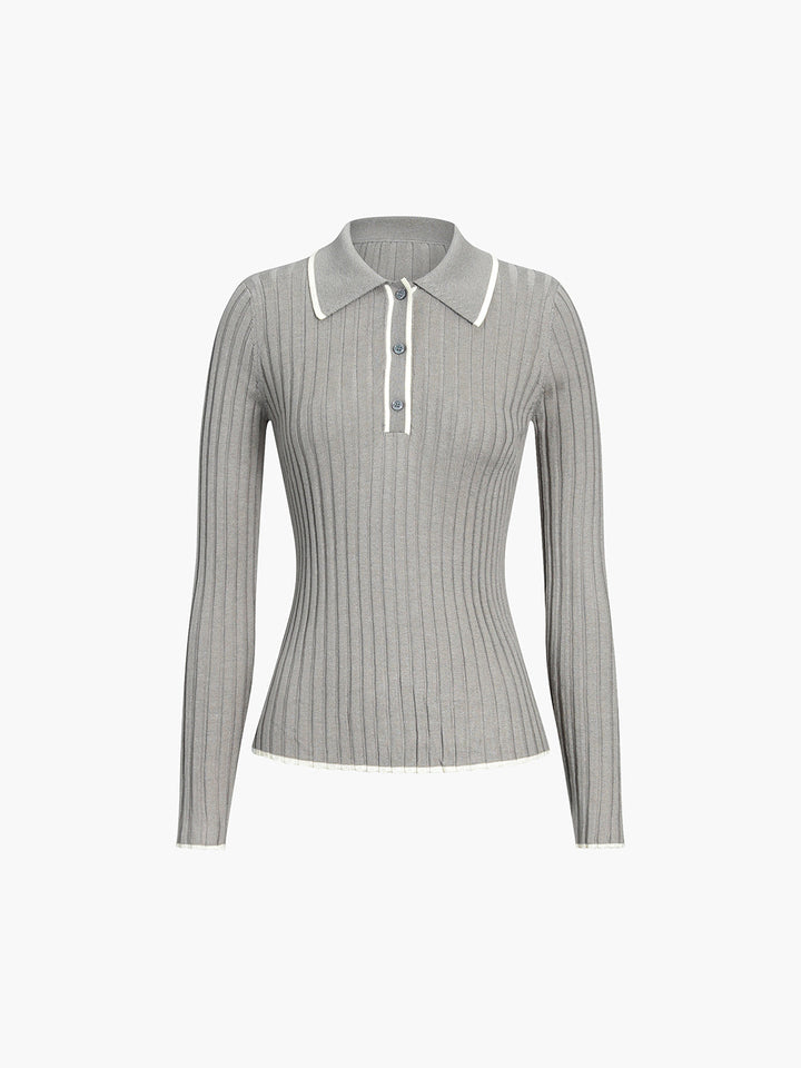 Levoire | Esthétique Polo Old School Gris Taille unique