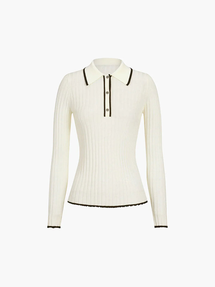 Levoire | Polo Esthétique Pull Blanc