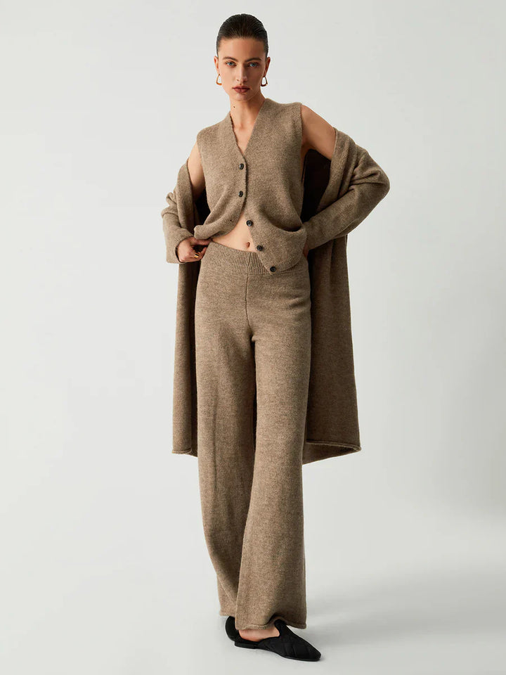 Levoire | Pull-Over À Capuche Long Ensemble Trois Pièces