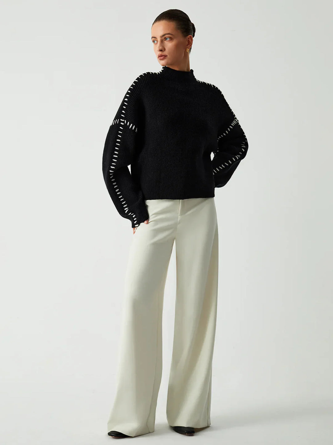 Levoire | Le Focus Ylipitkä Col Montant Pullover