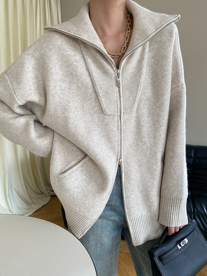 Levoire | Pull à col Beige