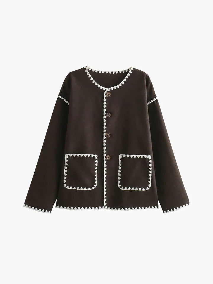Levoire | Manteau À Panneau Contrastant Essentiel Plus Chaud Braun