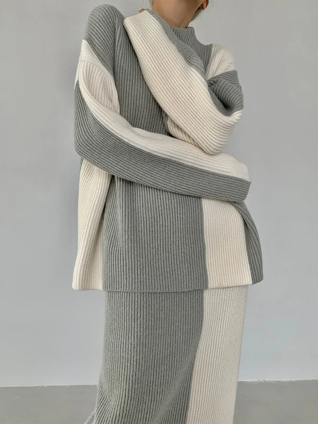 Levoire | Ensemble Jupe Tricot À Deux Pièces