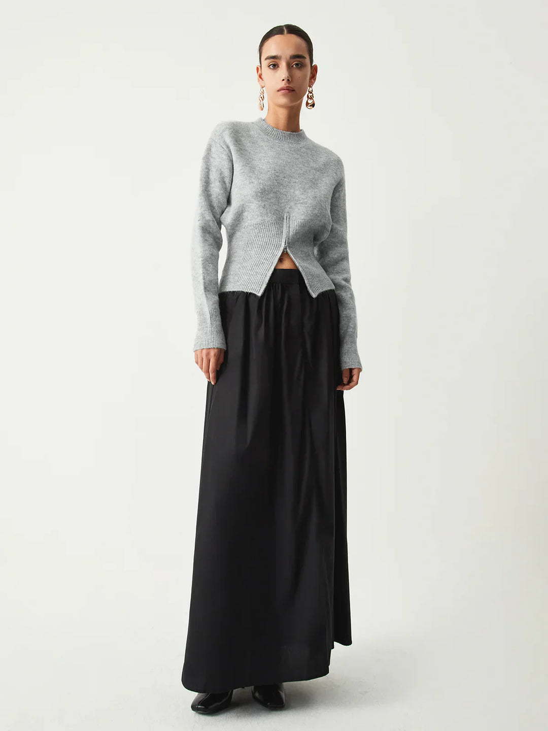 Levoire | Pull Fuzzy Élégant À Demi-Fermeture Éclair