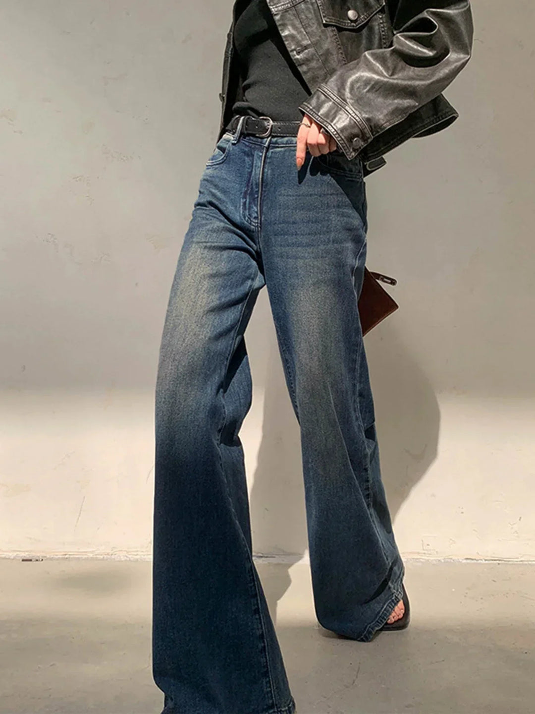 Levoire | Denim Pesticides Grandes Jambes Jeans