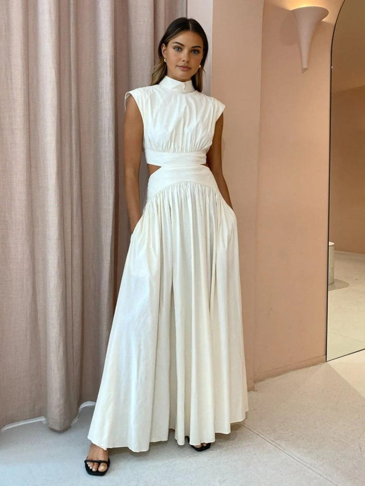 Levoire | Robe Maxi Avec Décolleté À La Taille Pour Femmes