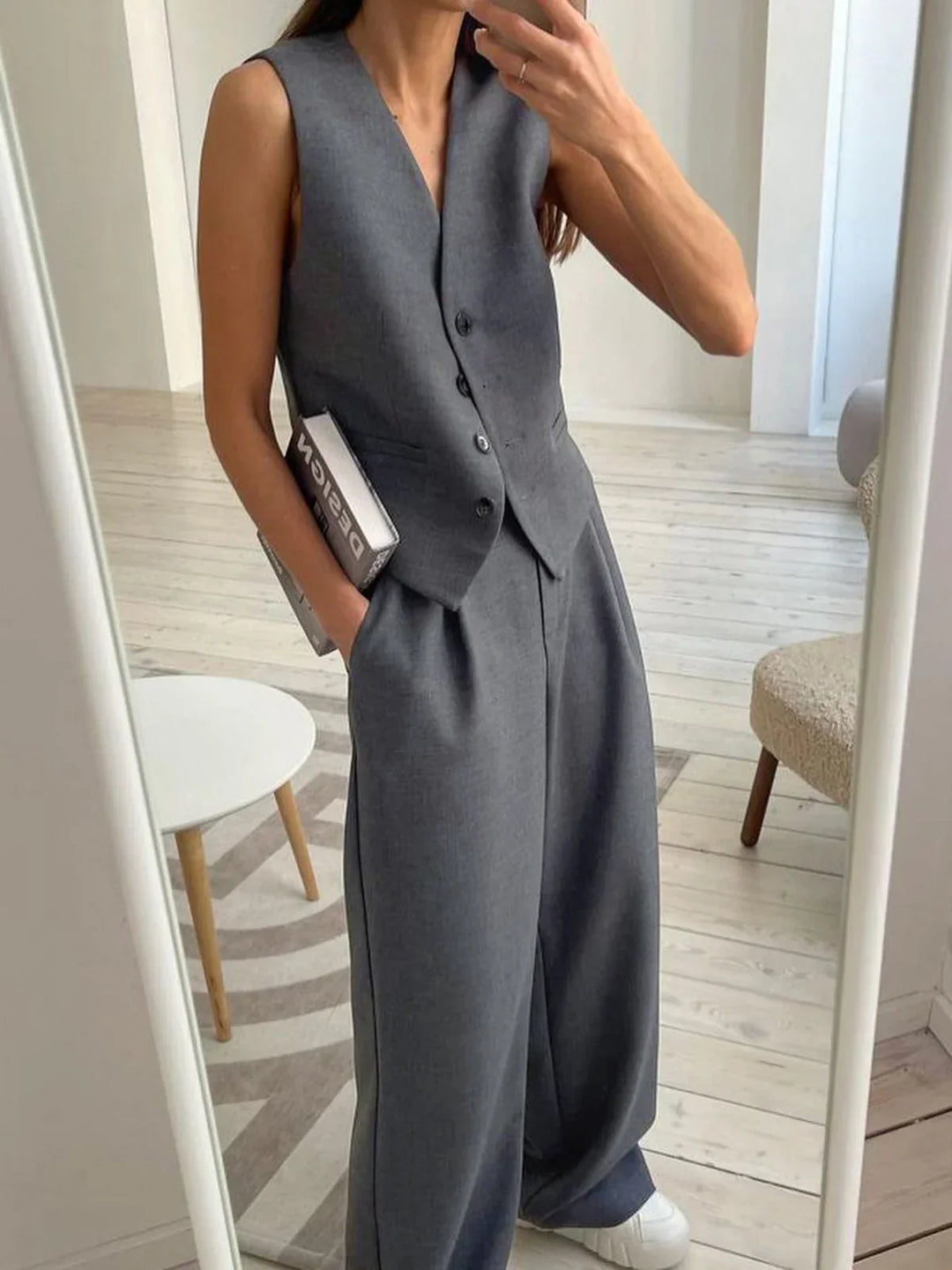 Levoire | Élégant Gilet & Pantalons Costume Compatible