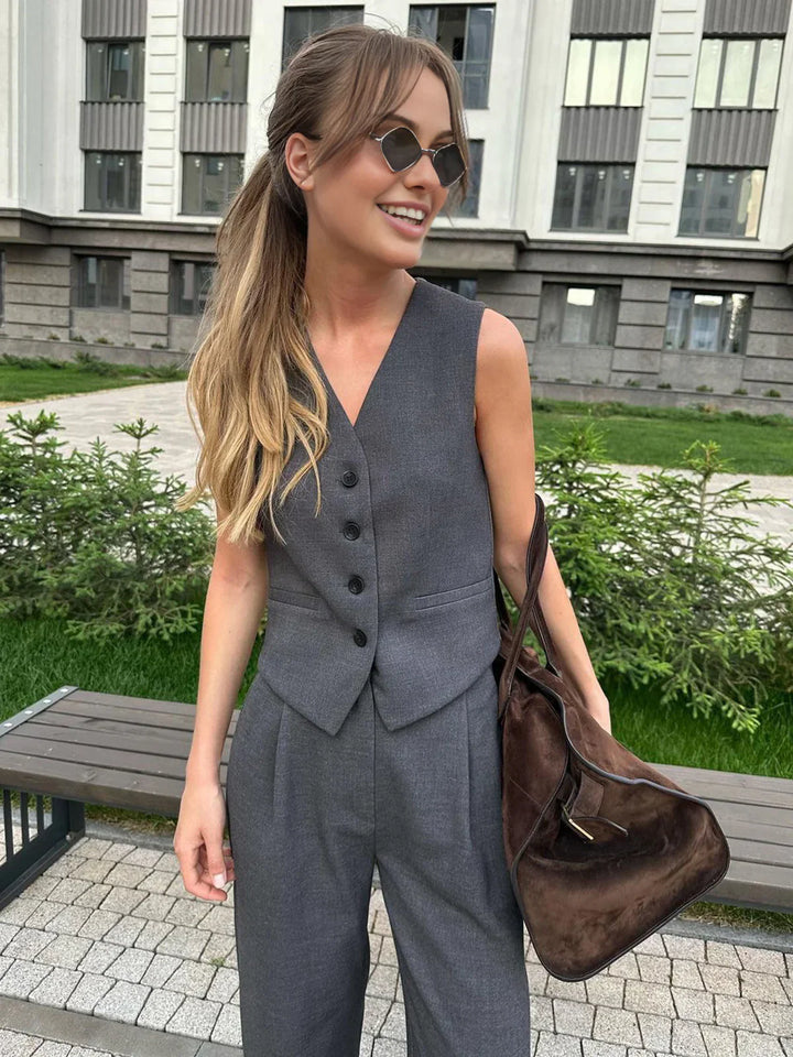 Levoire | Élégant Gilet & Pantalons Costume Compatible