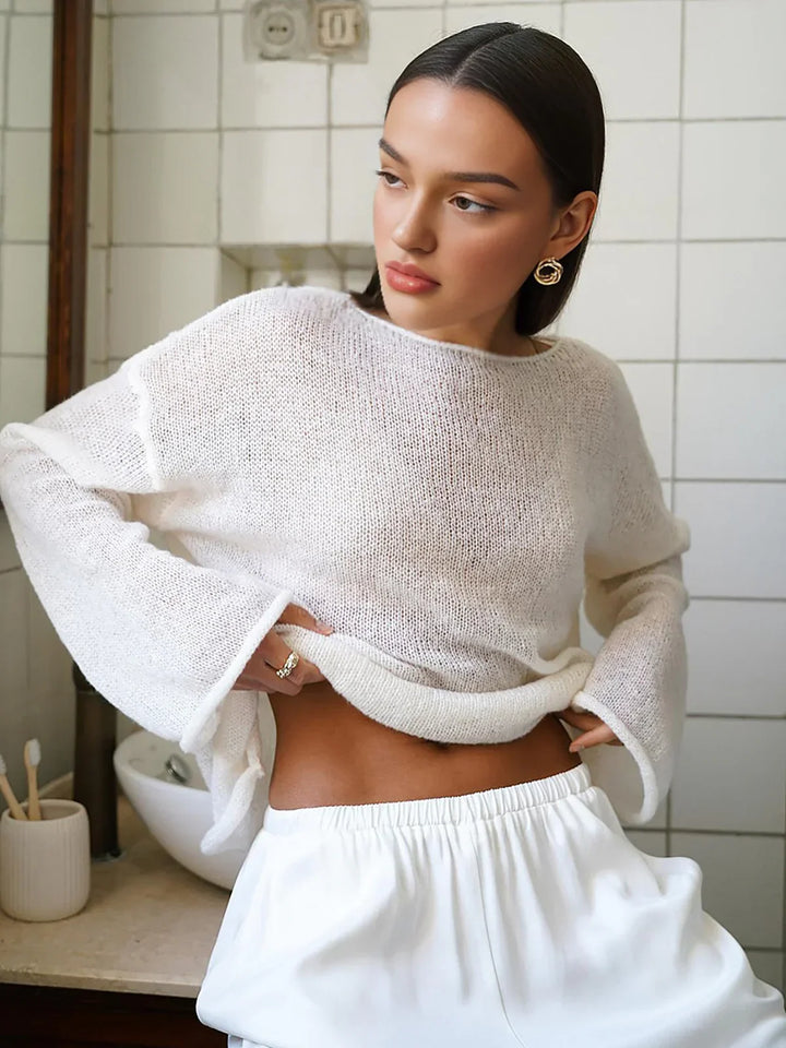Levoire | Pull Ajusté Clair