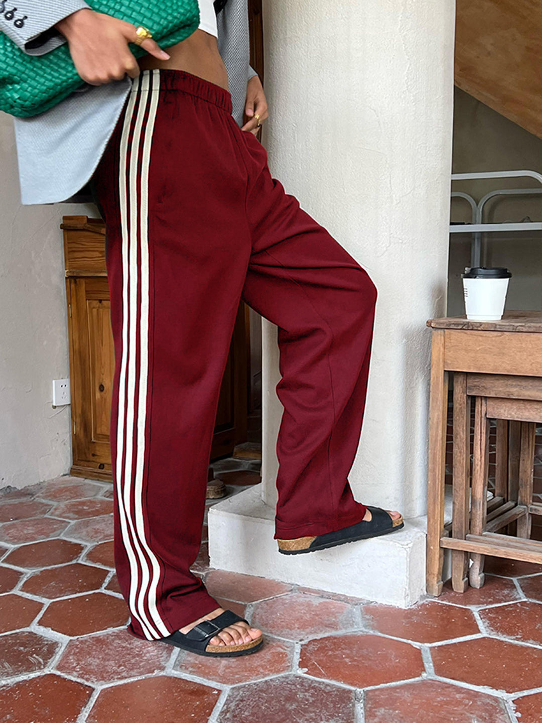 Levoire | Pantalon Décontracté Sportif Rot