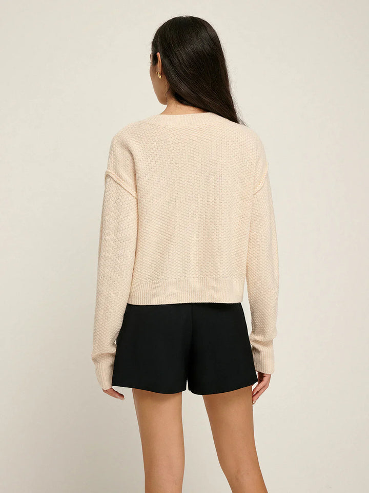 Levoire | Cardigan Uni Élégant À Boutons