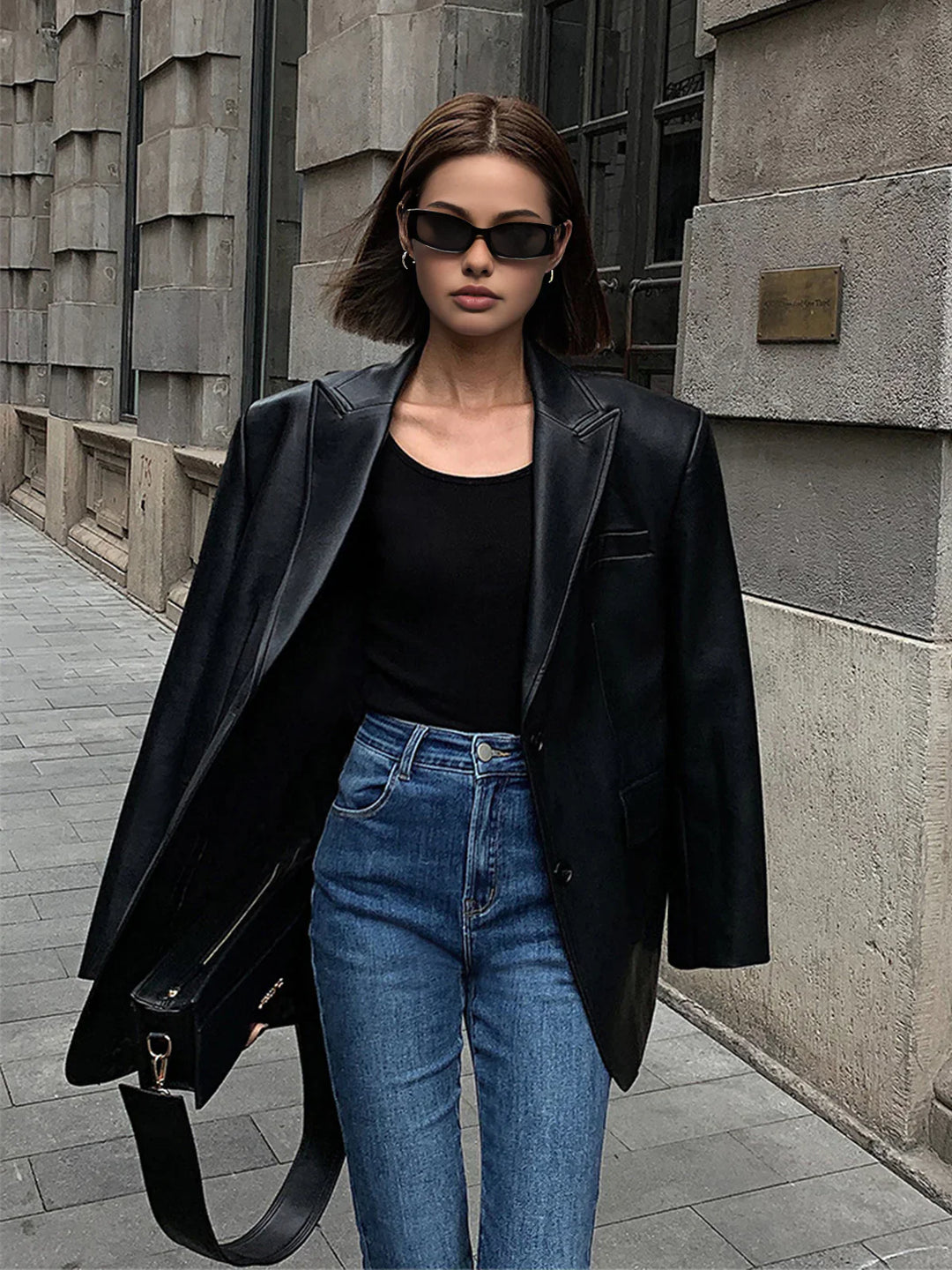 Levoire | Blazer En Cuir