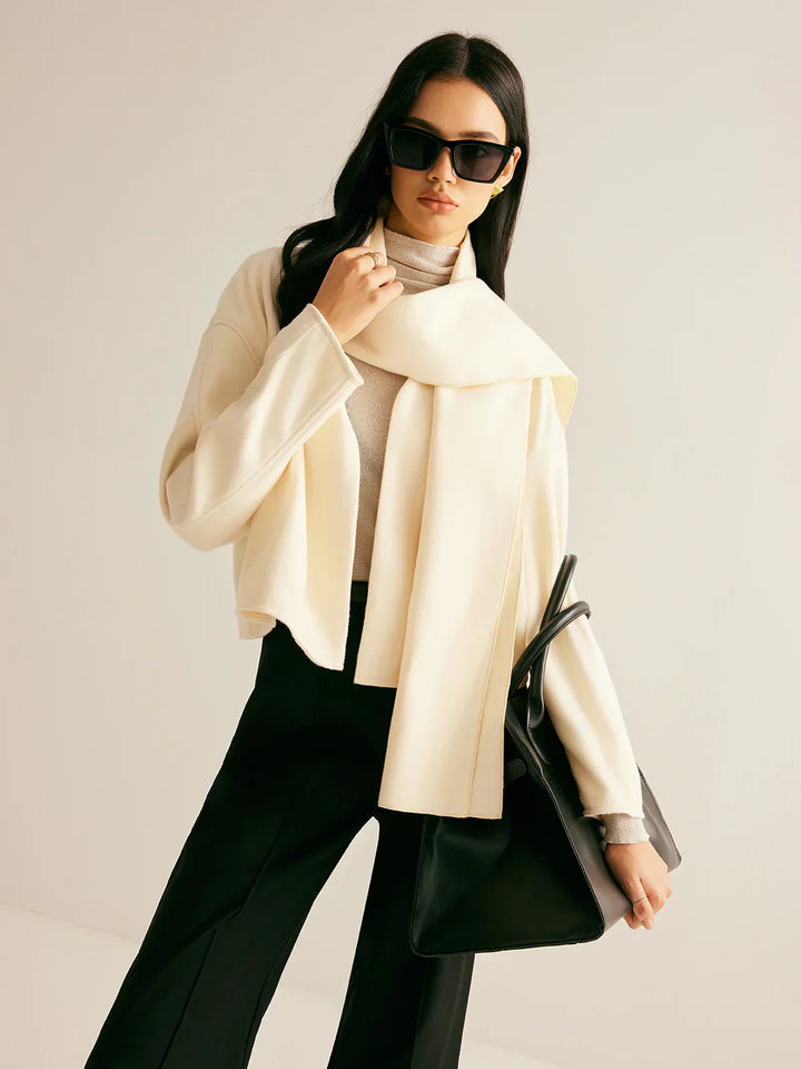 Levoire | Veste Courte Avec Foulard