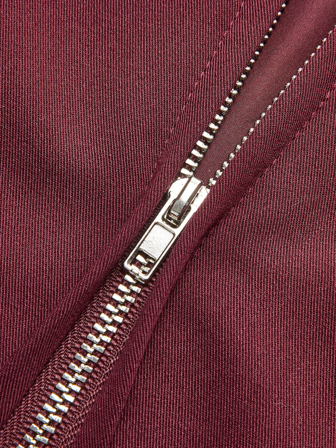Levoire | Zip Inversé Veste Bordeaux