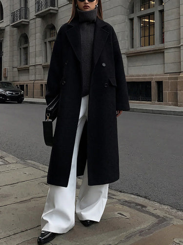 Levoire | Mélange Tweed Manteau Long