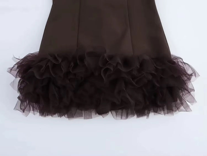 Levoire | Robe De Cocktail Élégante Avec Détails En Tulle