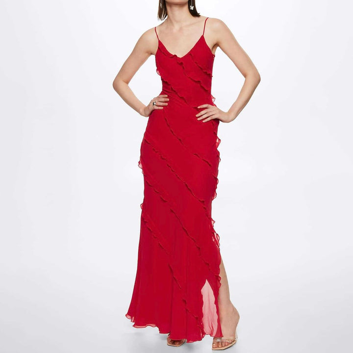 Levoire | Élégante robe longue à volants