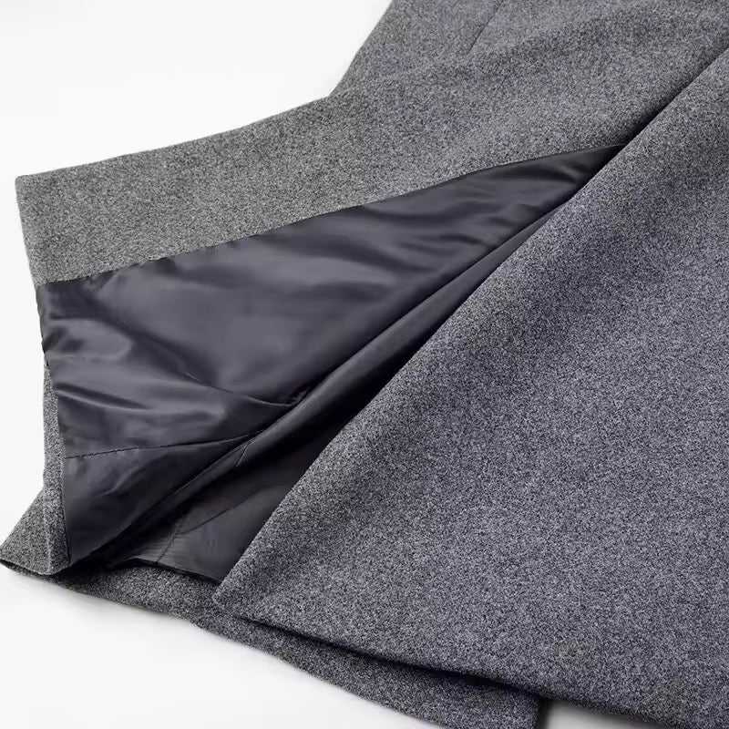 Levoire | Manteau Long Élégant En Gris
