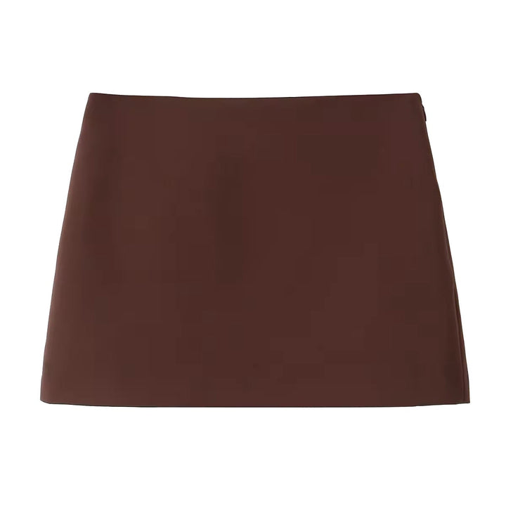 Levoire | Ensemble Deux Pièces Comprenant Veste Et Mini Jupe En Marron