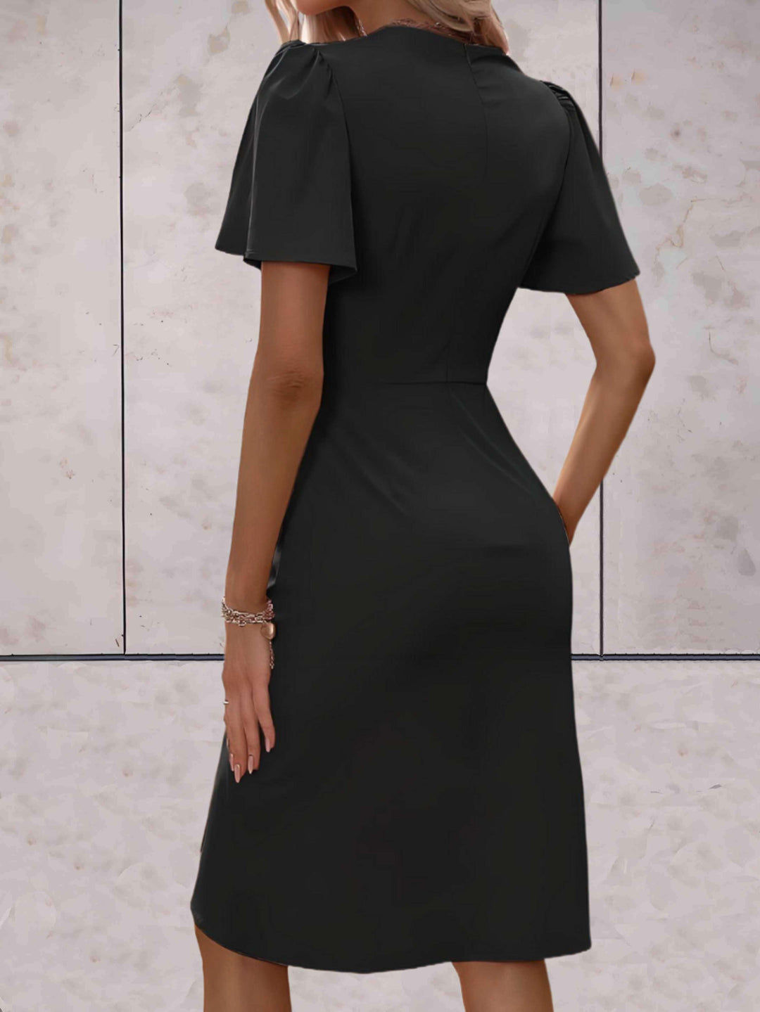 Levoire | Robe Portefeuille Classique Avec Décolleté En V