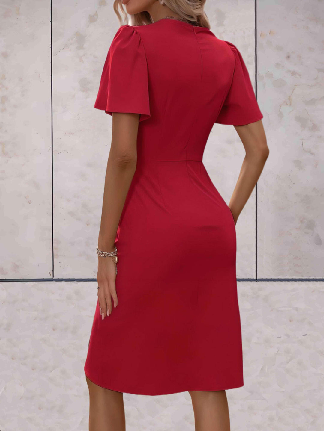 Levoire | Robe Portefeuille Classique Avec Décolleté En V
