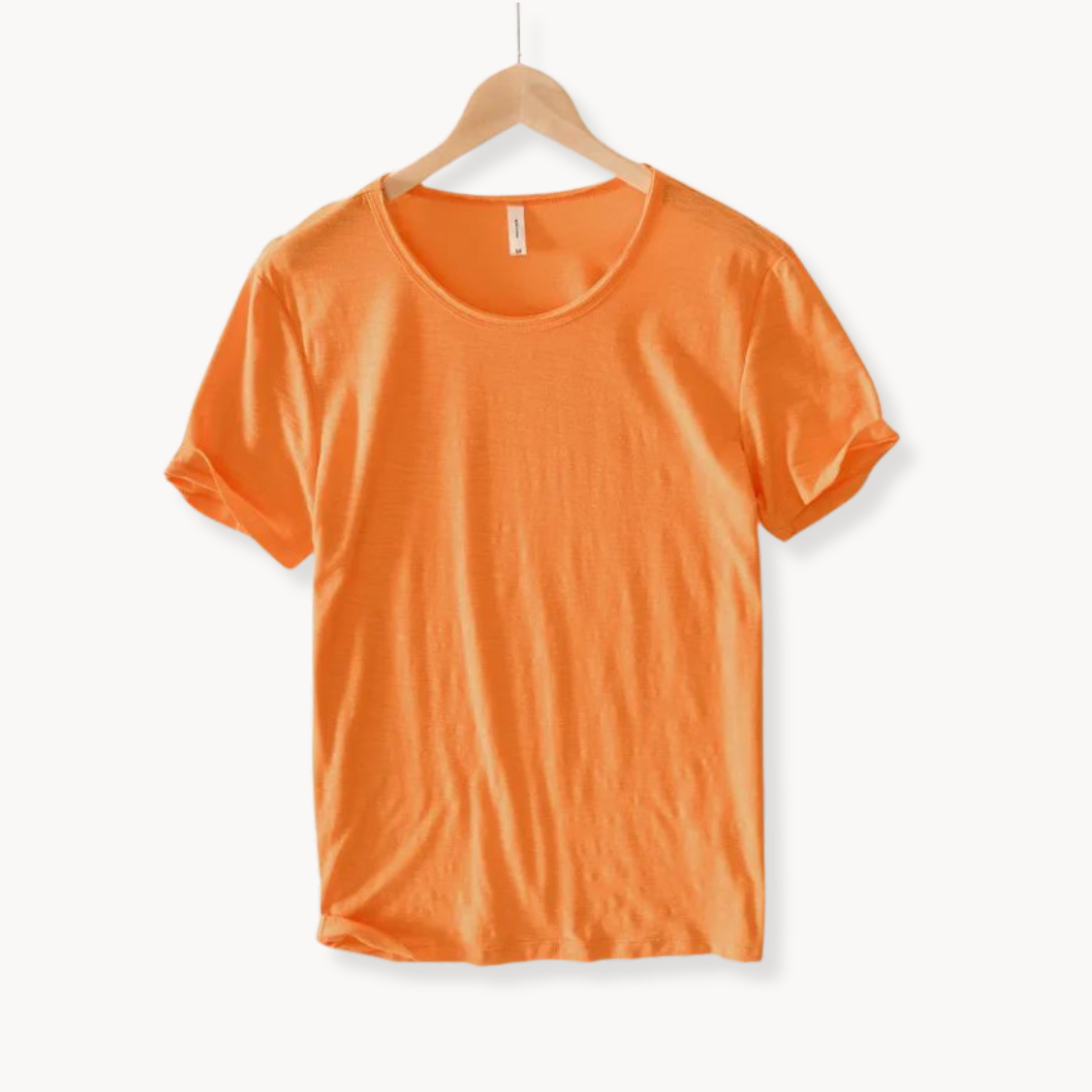 Levoire | Chemise en coton Orange