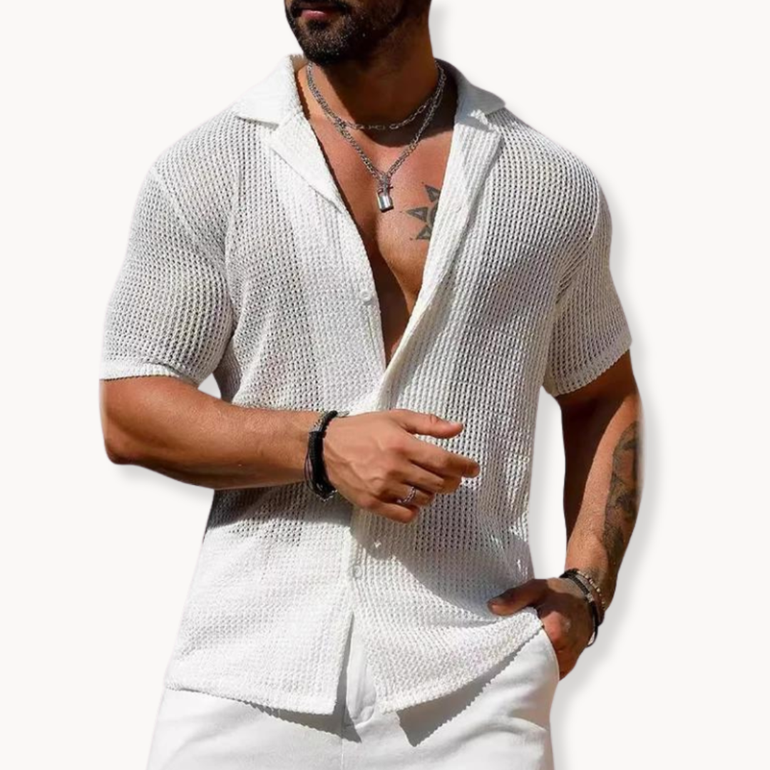 Levoire | Chemise en tricot à corps creux Blanc