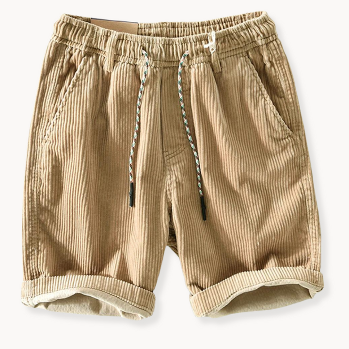 Levoire | Pantalons En Velours Côtelé Confortables Et Élégants Pantalons À Mi-Cuisses Kaki
